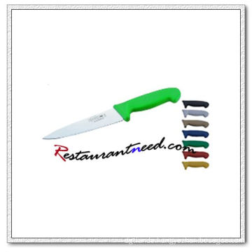 U388 Chef Knife With Green Plastic Handle